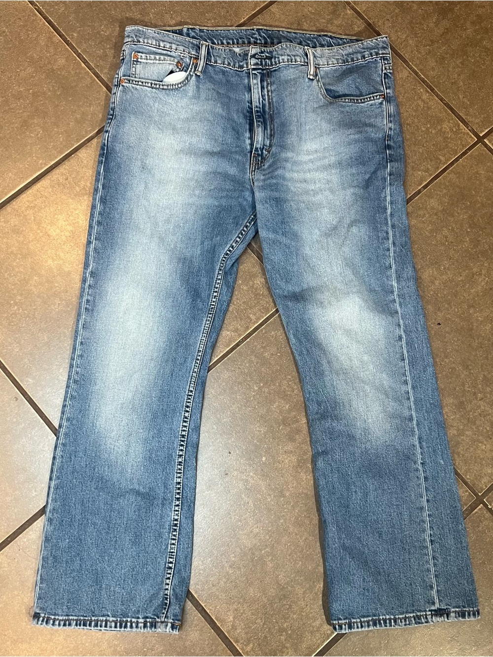 Levi's 527 Light Blue Washed boot cut Jeans